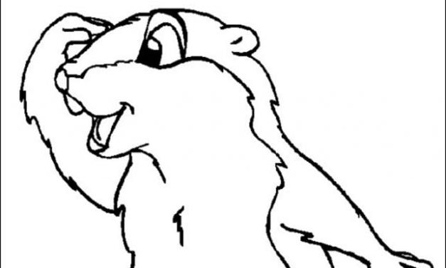 Coloring pages: Groundhog Day