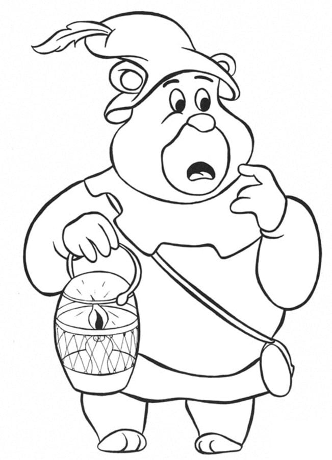 Dibujos para colorear: Los osos Gummi