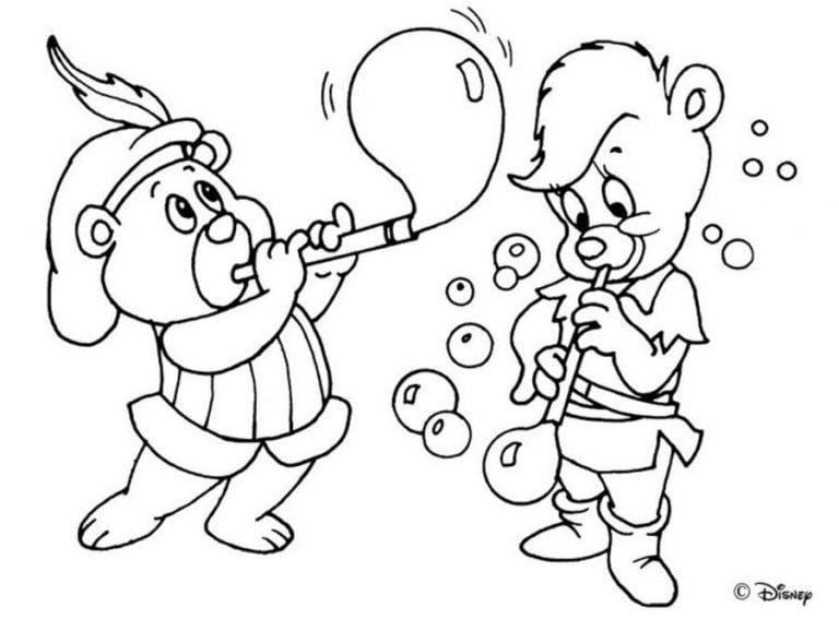 Ausmalbilder: Gummibärenbande zum ausdrucken, kostenlos, für Kinder und