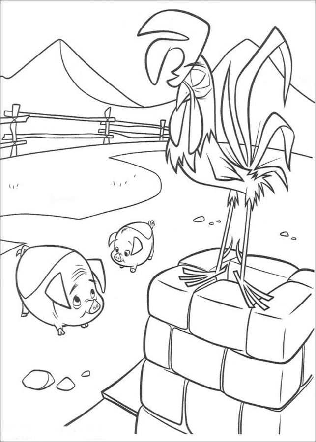 Coloring pages: Home on the Range