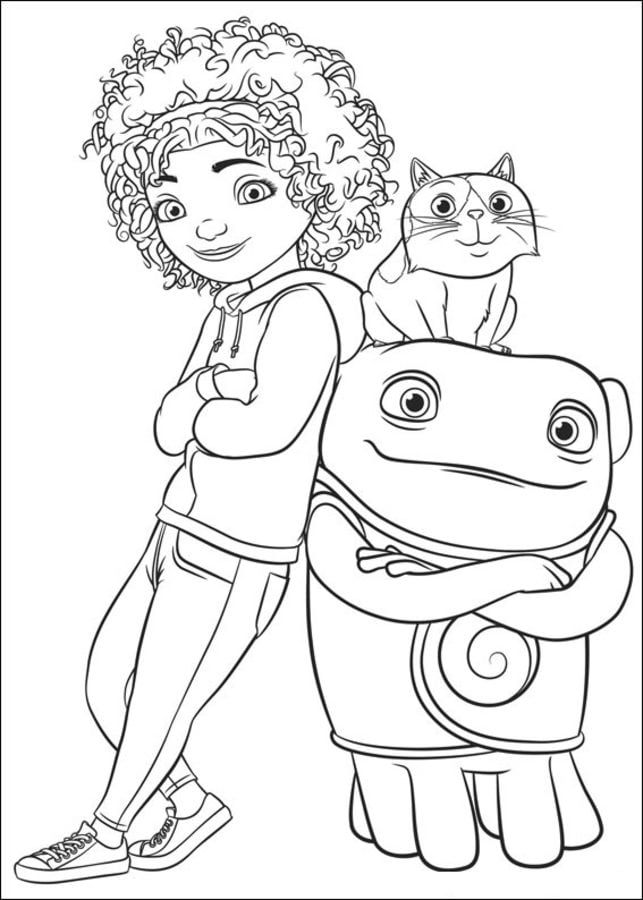 Coloring pages: Home