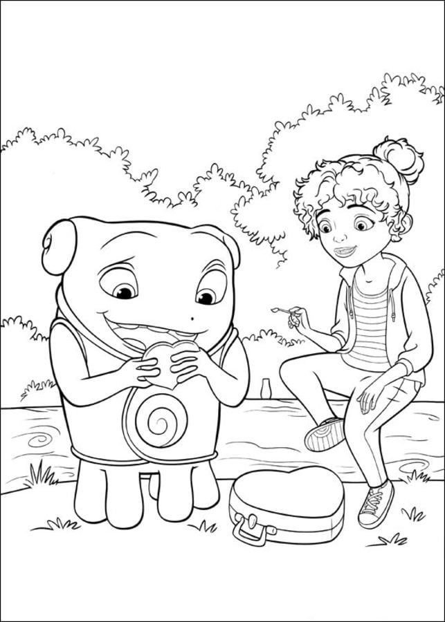 Coloring pages: Home
