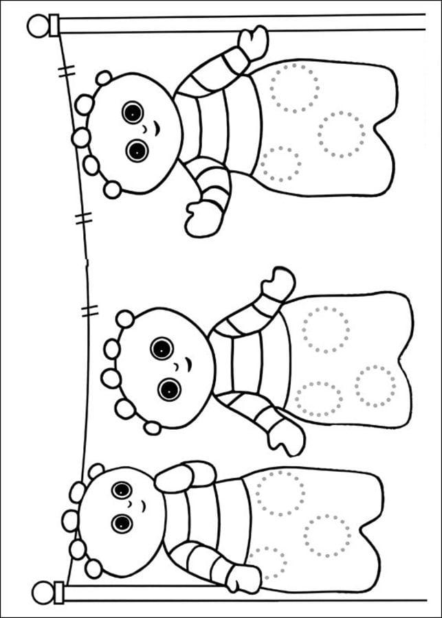 Coloring pages: In the Night Garden