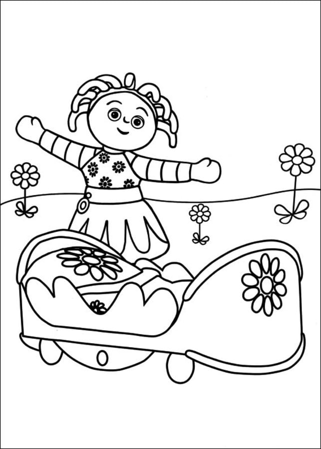 Coloring pages: In the Night Garden