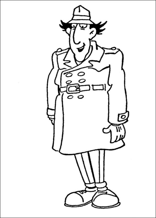Coloring pages: Inspector Gadget