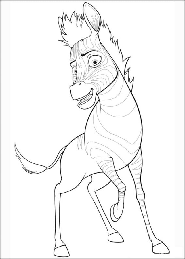 Coloring pages: Khumba 4