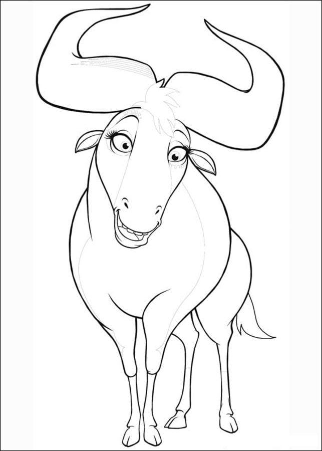 Coloring pages: Khumba 5