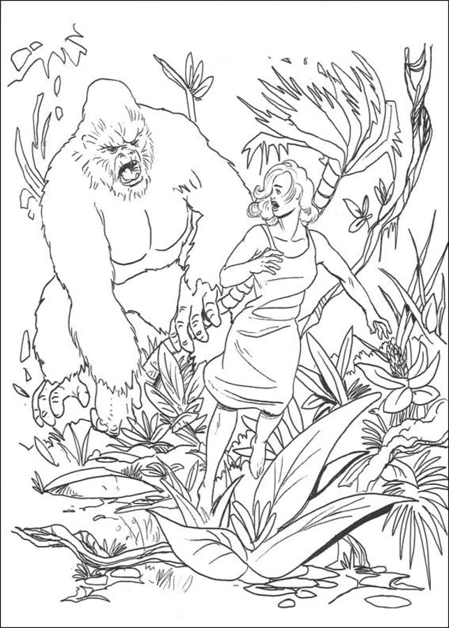 Coloriages: King Kong