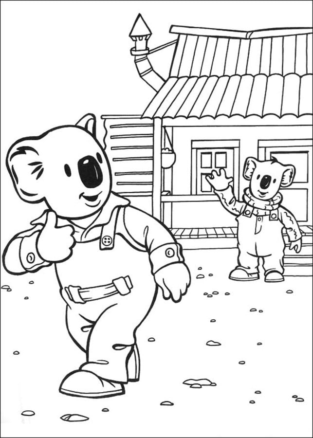 Coloring pages: Koala Brothers