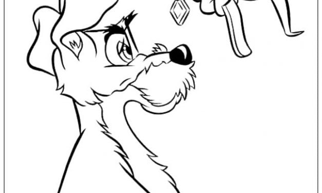 Coloring pages: Lady and the Tramp