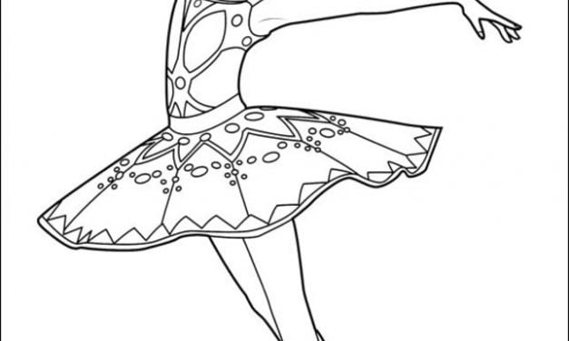 Ausmalbilder: Ballerina