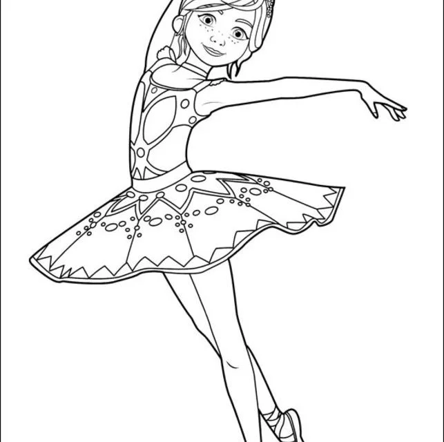 Dibujos para colorear: Ballerina