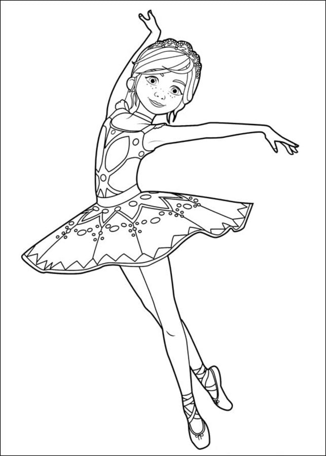 Dibujos para colorear: Ballerina