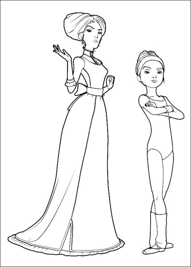 Coloring pages: Ballerina