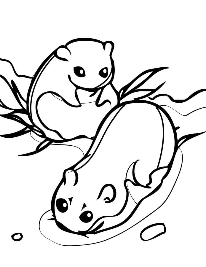 Coloring pages: Lemming 4