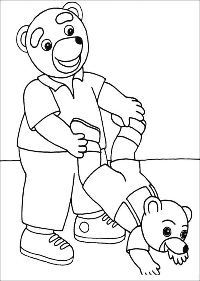 Coloring pages: Little Bear