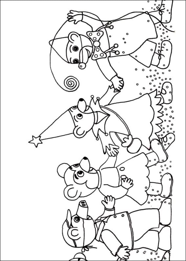 Coloring pages: Little Bear