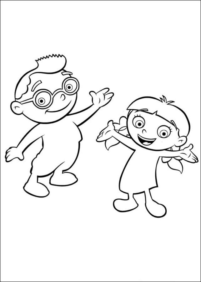 Coloring pages: Little Einsteins
