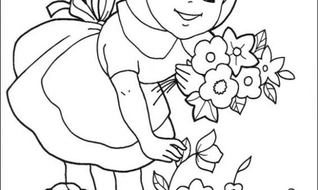 Coloring pages: Little Red Riding Hood