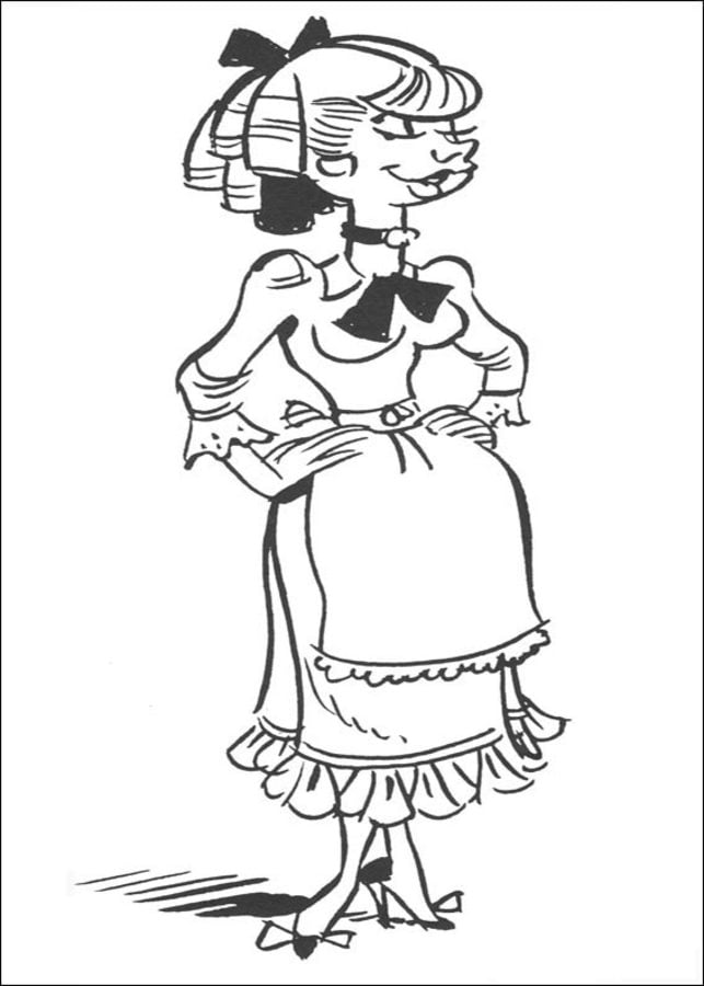 Coloring pages: Lucky Luke 4