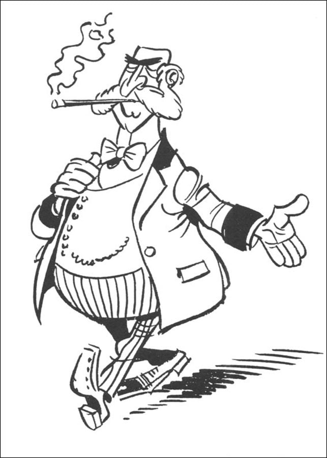 Coloring pages: Lucky Luke