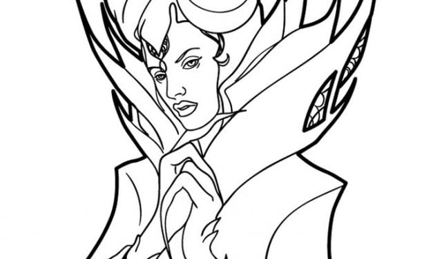 Coloring pages: Maleficent