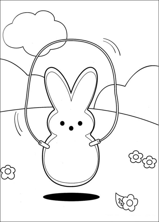 Coloring pages: Marshmallow Peeps 10