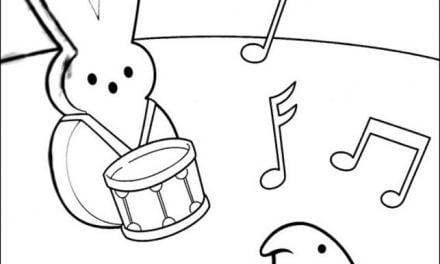 Coloring pages: Marshmallow Peeps