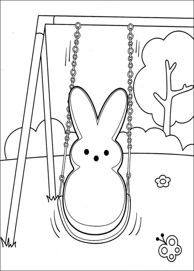 Coloring pages: Marshmallow Peeps 6