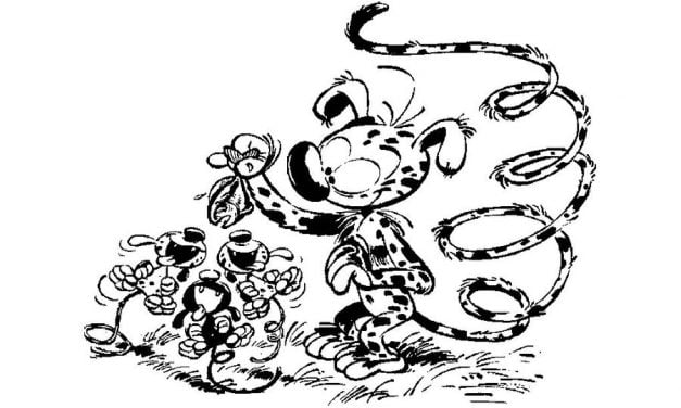 Ausmalbilder: Marsupilami