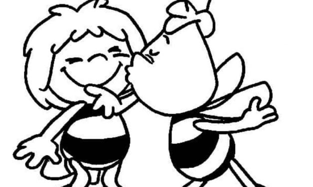 Coloring pages: Maya the Bee