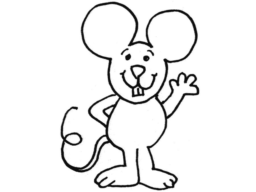 Coloring pages: Mice