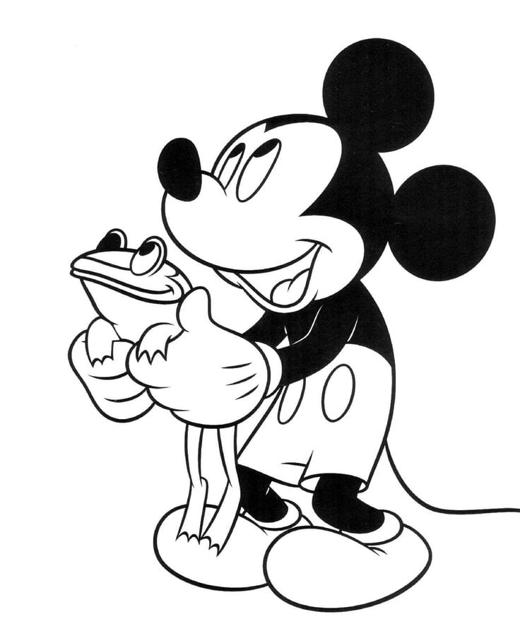 Dibujos para colorear: Mickey Mouse