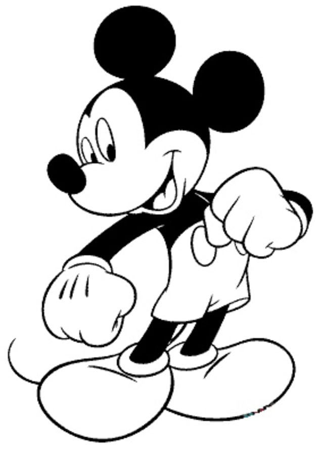 Dibujos Para Colorear Mickey Mouse Imprimible Gratis Para Los