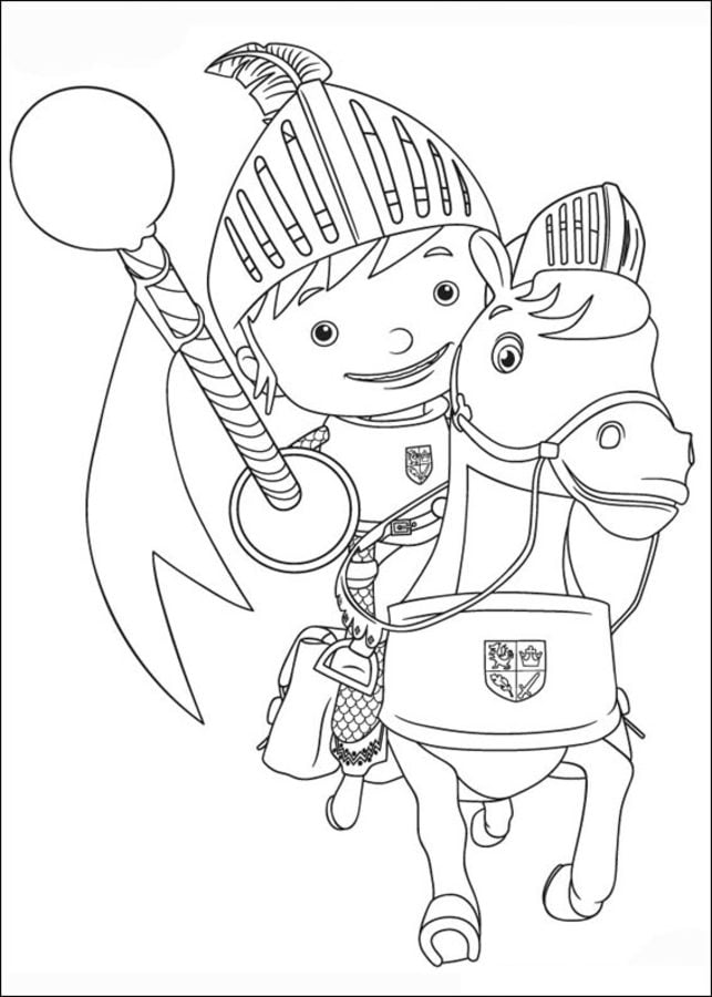 Coloriages: Mike the Knight
