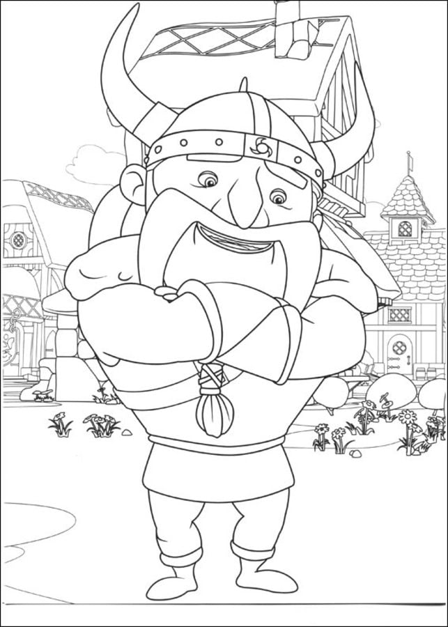 Coloring pages: Mike the Knight