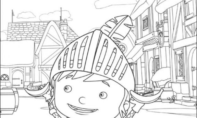 Coloring pages: Mike the Knight