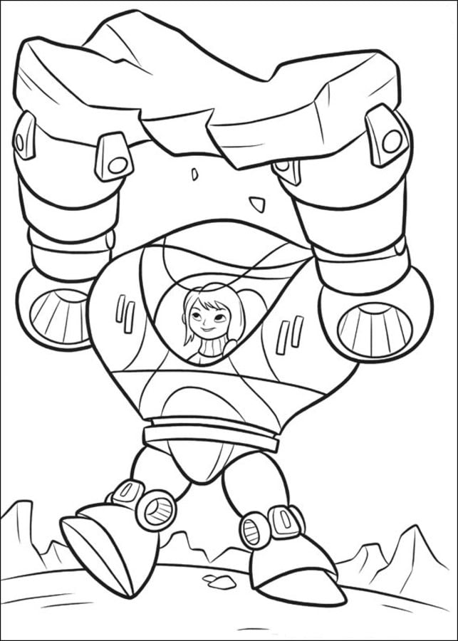 Coloring pages: Miles from Tomorrowland