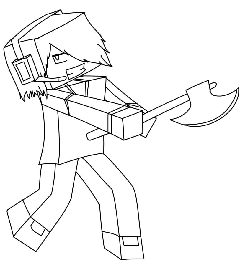 Coloring pages: Minecraft