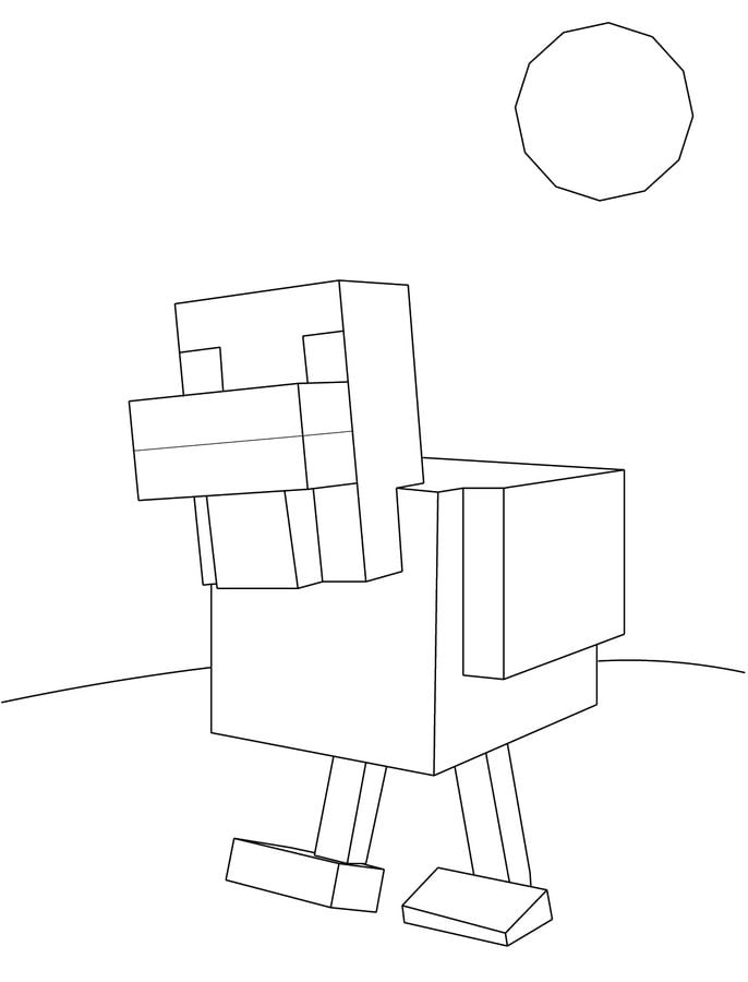 Coloring pages: Minecraft 5