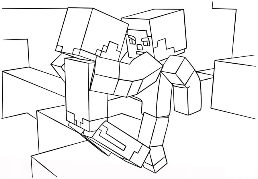 Coloriages: Minecraft