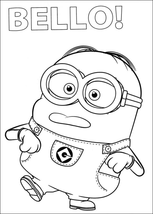 Coloring pages: Minions