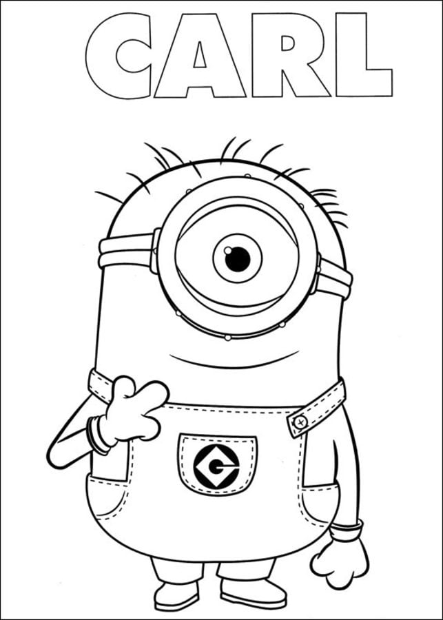 Coloring pages: Minions
