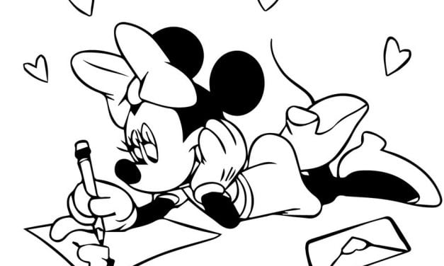 Coloring pages: Minnie Mouse