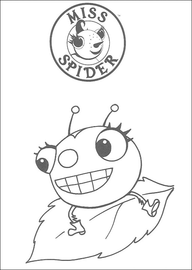Coloring pages: Miss Spider