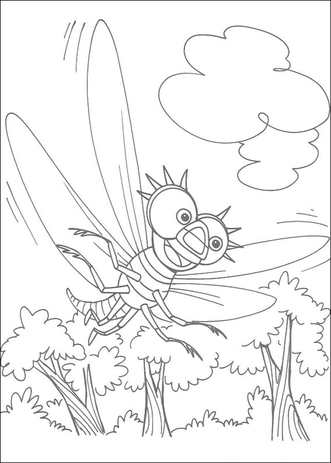 Coloring pages: Miss Spider