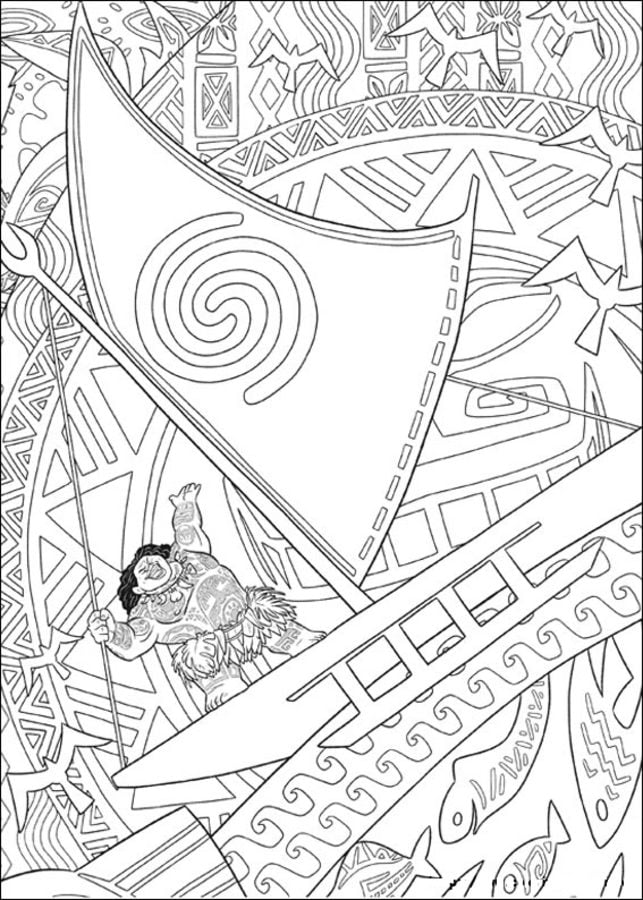 Coloriages: Vaiana 3