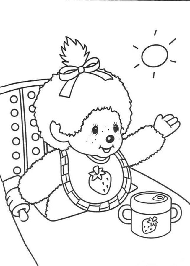 Coloring pages: Monchhichi 2