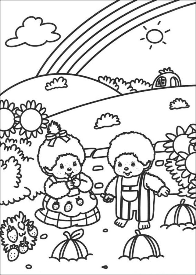 Coloring pages: Monchhichi 5