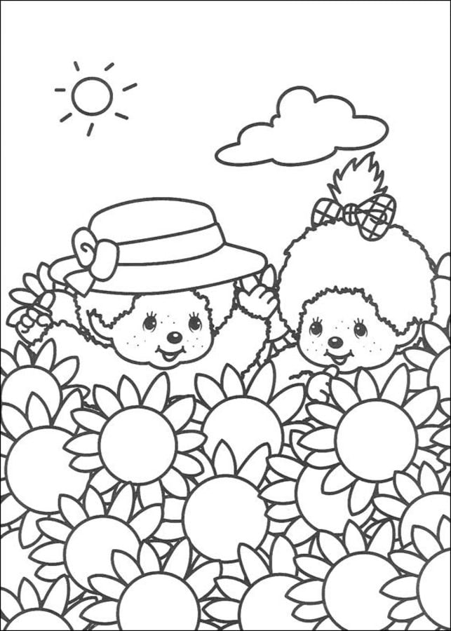 Coloring pages: Monchhichi